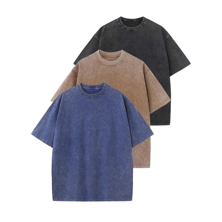 LUNA™ | Casual Crew Neck Loose Fit T-Shirt (3-Pack)