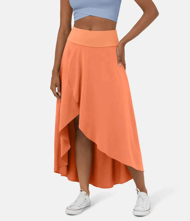 AMELIE | Elegant Asymmetric Midi Skirt