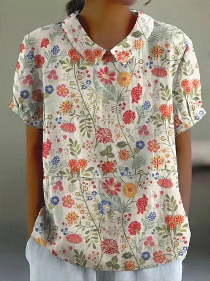 Livia™ | Vintage Print Shirt