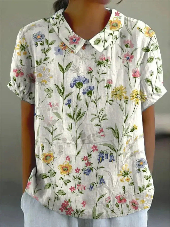 Livia™ | Vintage Print Shirt