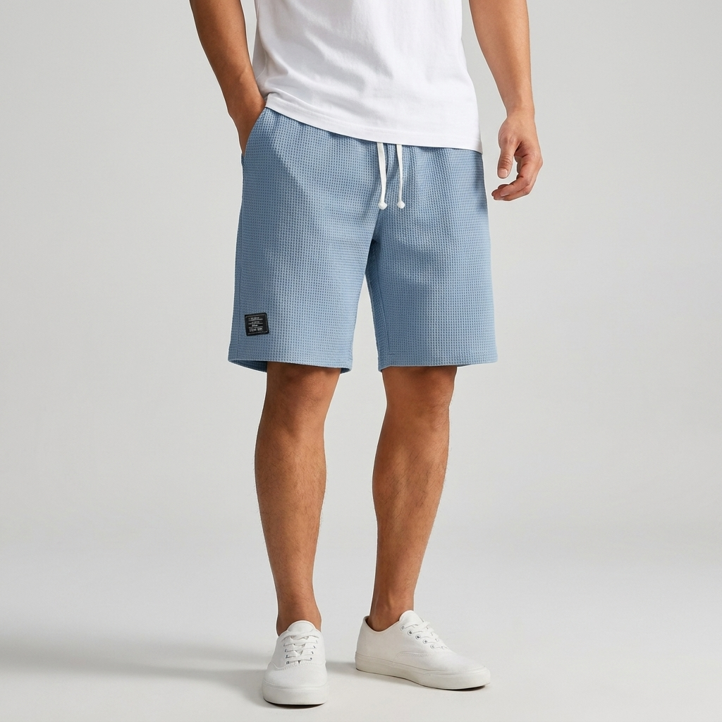 FABIO ストレッチワッフルショーツ