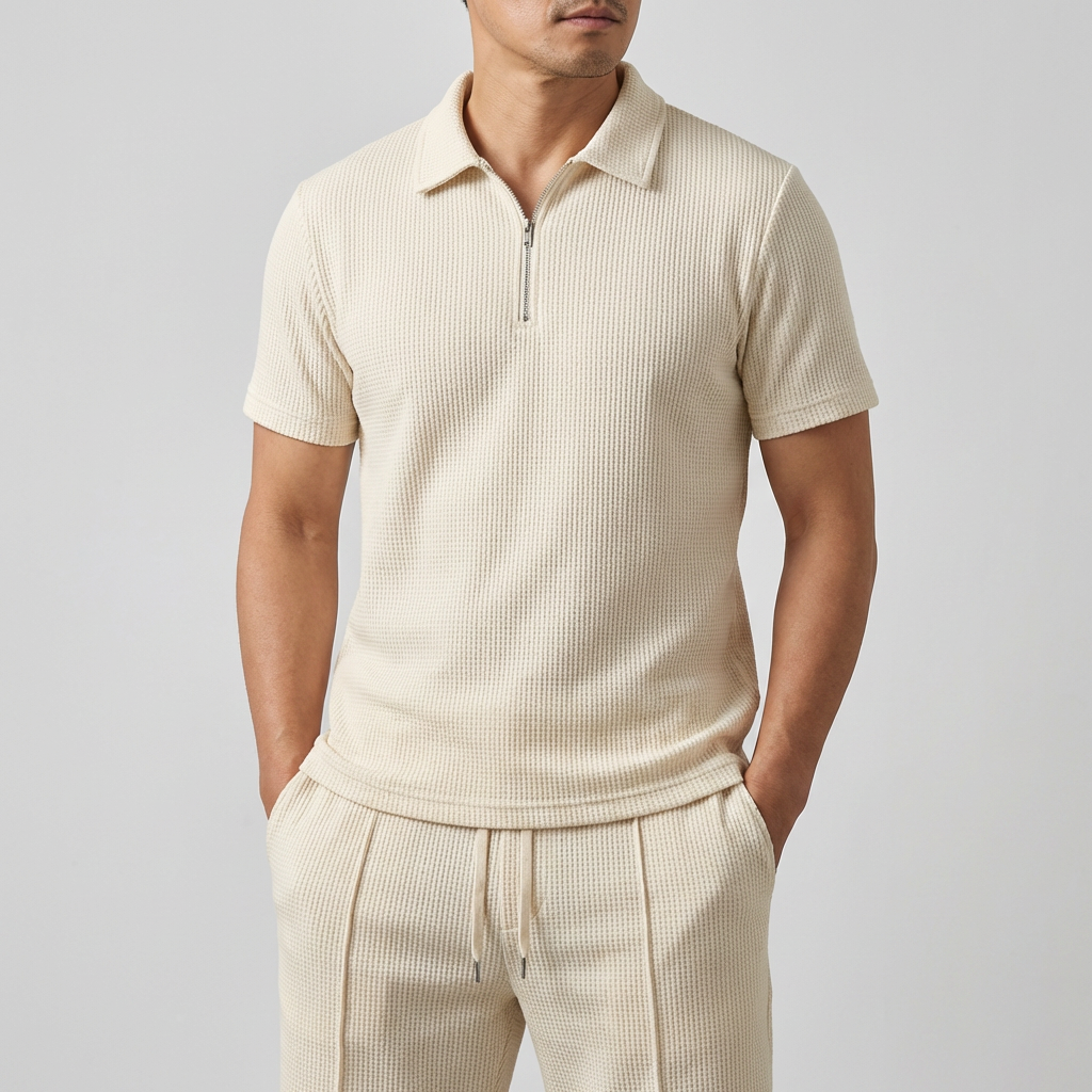 DANE 通気性の良いシャツ＆ショーツセット