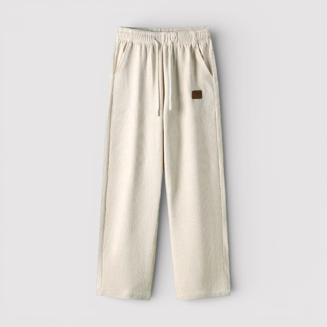 AZAEL 快適なコーデュロイのスウェットパンツ