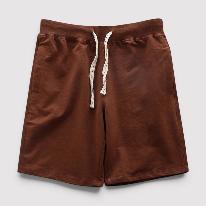 RIBO 通気性抜群のコットンショートパンツ