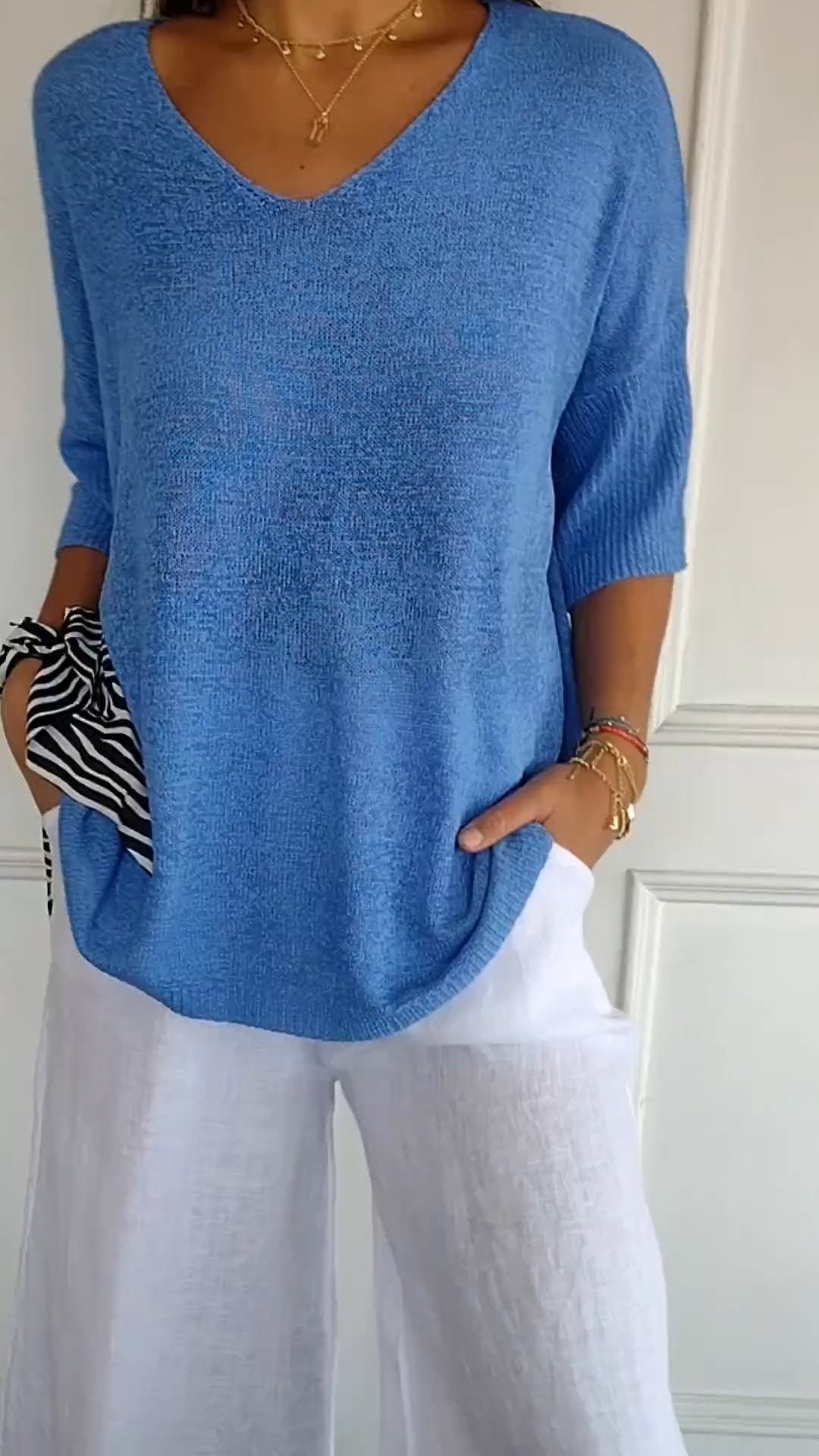 Athena | Casual V-Neck Top